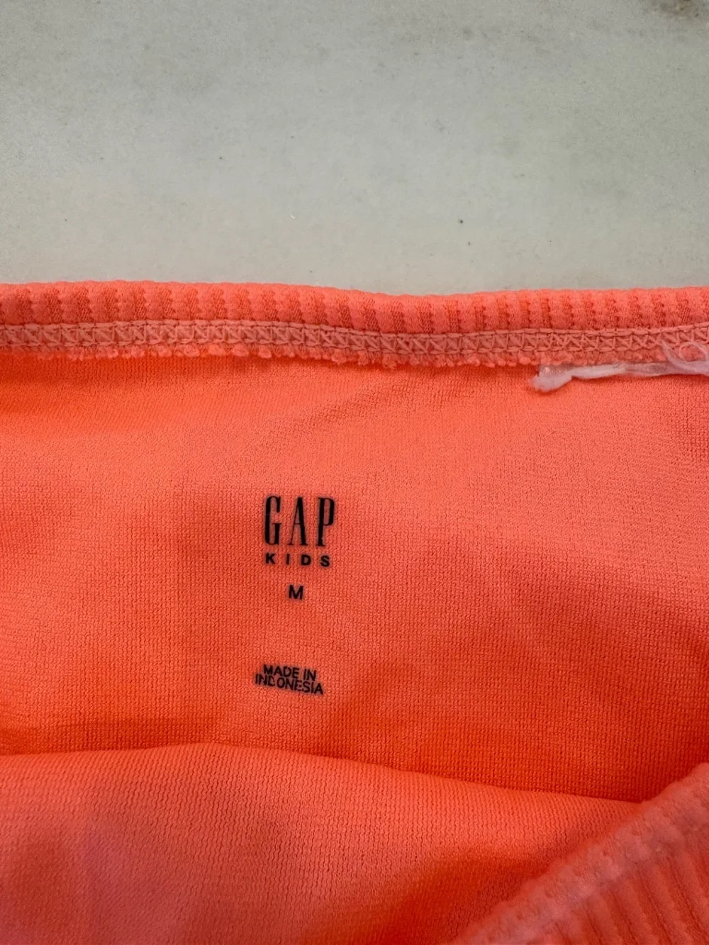 Gap Kids Neon Coral Two-Piece Swimsuit Size M (8)